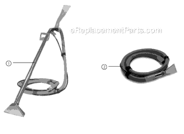 Page A Diagram and Parts List for SC6090A  Sanitaire Carpet Cleaner