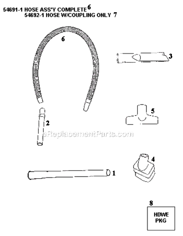 Page A Diagram and Parts List for SC6484AT  Sanitaire Upright Vacuum