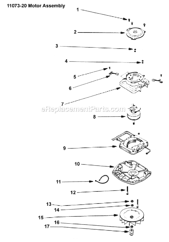 Page D Diagram and Parts List for SC675A  Sanitaire Upright Vacuum