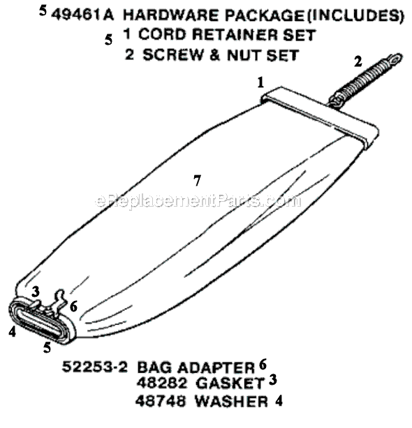 Page A Diagram and Parts List for SC679H  Sanitaire Upright Vacuum