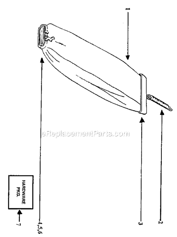 Page A Diagram and Parts List for SC684F-2  Sanitaire Upright Vacuum
