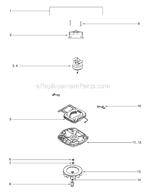 Page E Diagram and Parts List for SC689A-3  Sanitaire Upright Vacuum