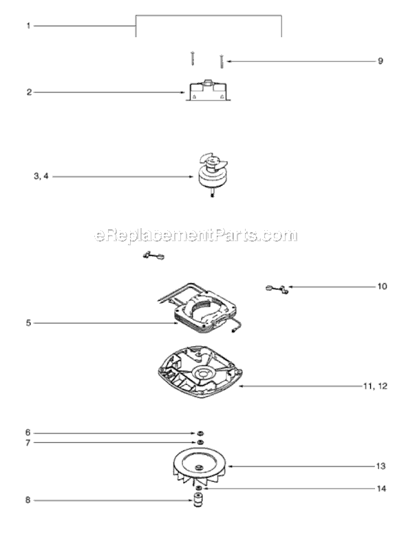 Page E Diagram and Parts List for SC689A  Sanitaire Upright Vacuum