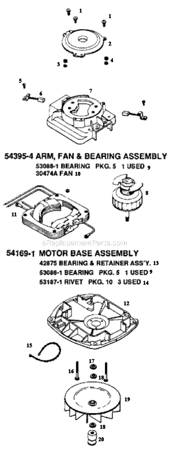 Page B Diagram and Parts List for SC887A  Sanitaire Upright Vacuum