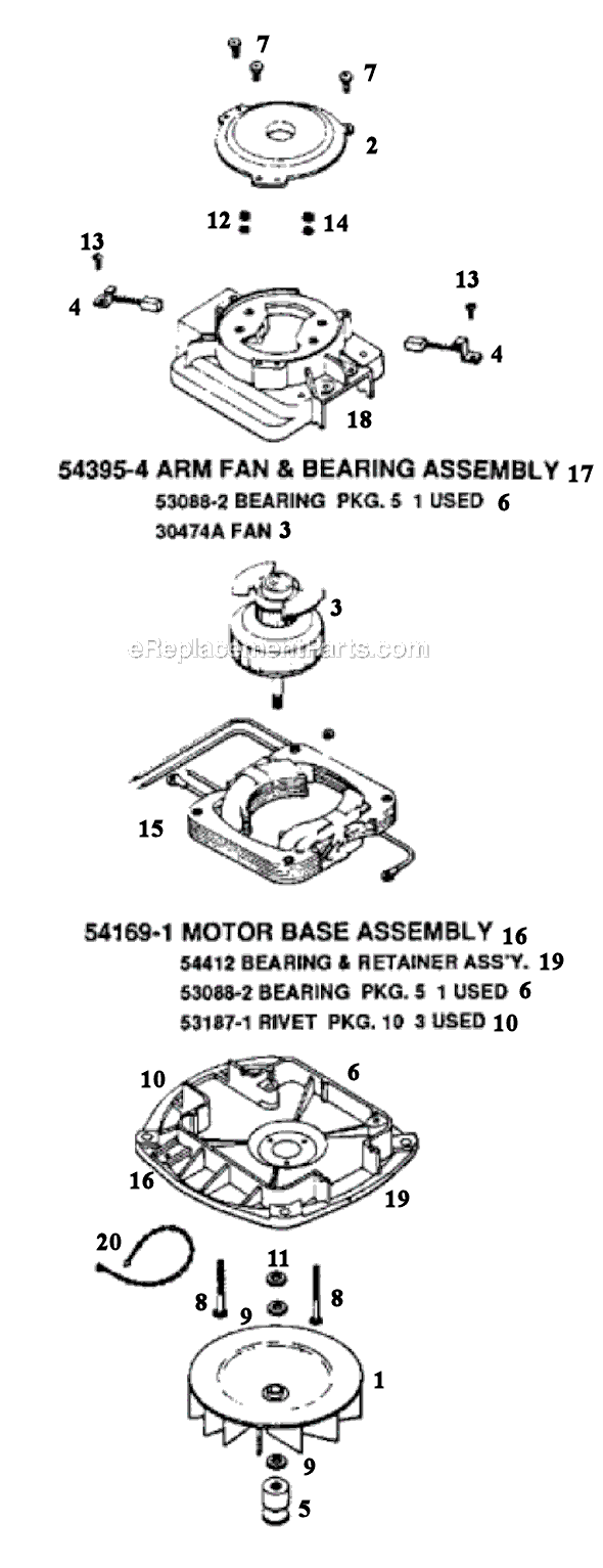 Page B Diagram and Parts List for SC888E  Sanitaire Upright Vacuum