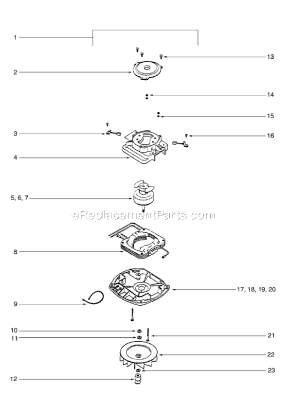 Page D Diagram and Parts List for SC888H-1  Sanitaire Upright Vacuum