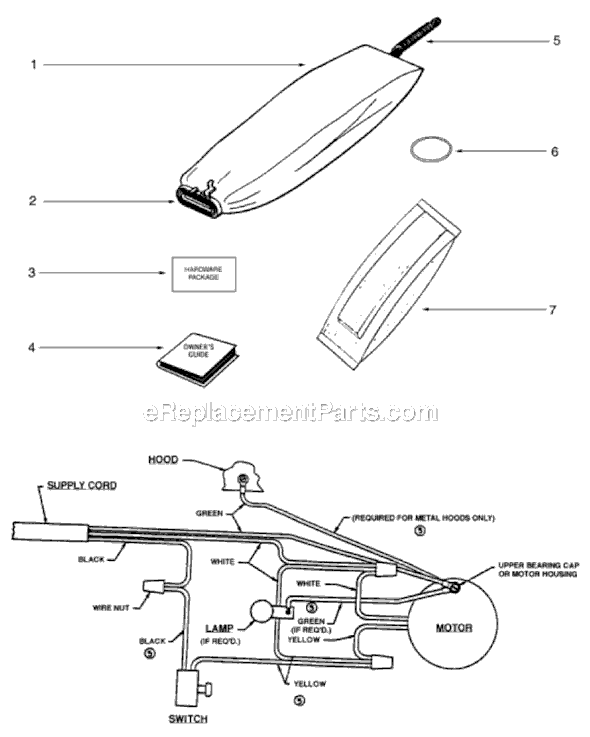 Page A Diagram and Parts List for SC888H  Sanitaire Upright Vacuum