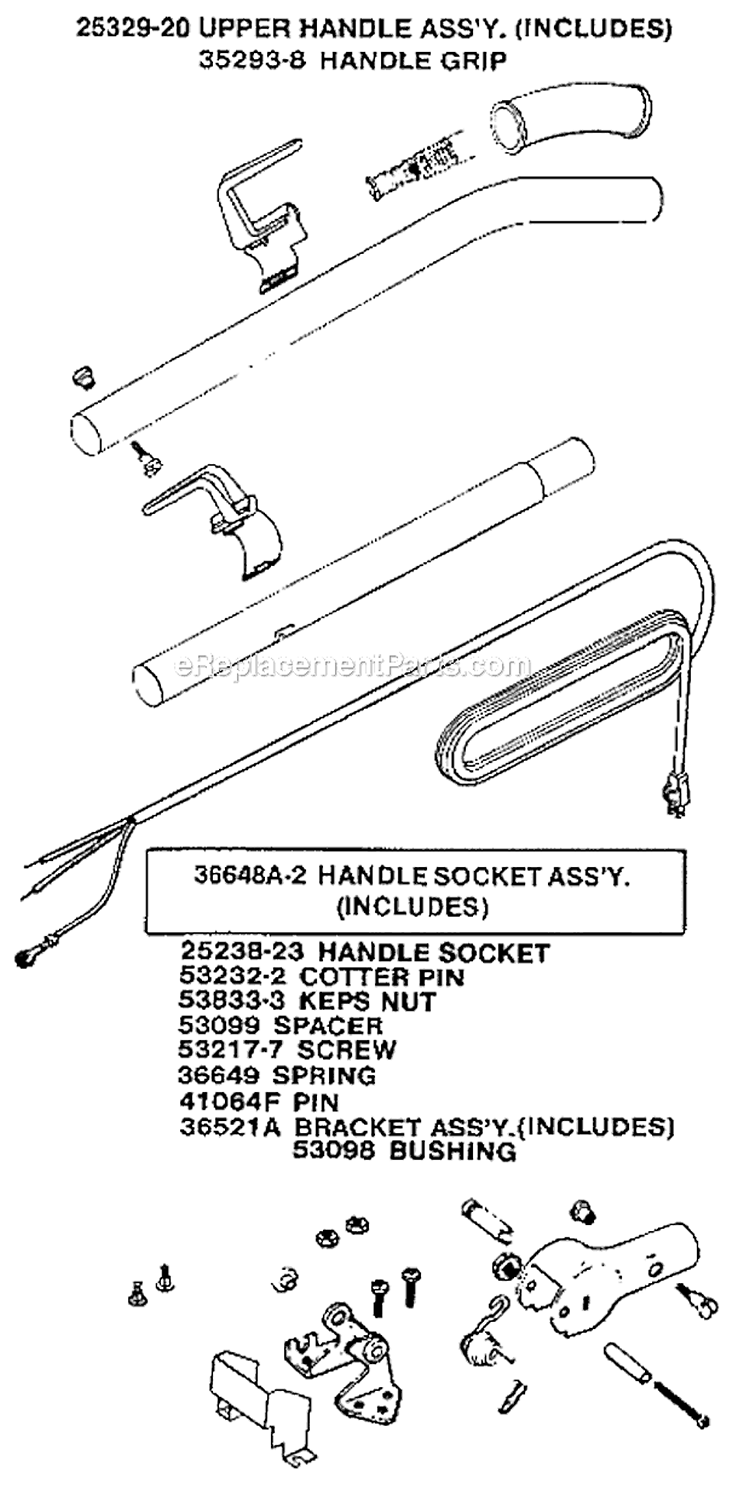 Page D Diagram and Parts List for SC899D  Sanitaire Upright Vacuum