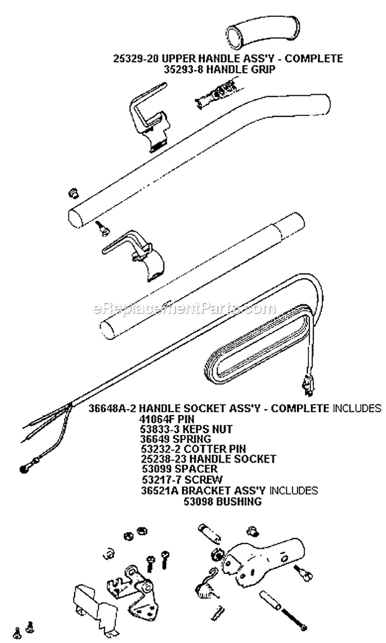 Page C Diagram and Parts List for SC899E-1  Sanitaire Upright Vacuum