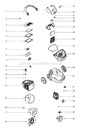 Part Location Diagram of 115857-04 Frigidaire Seal