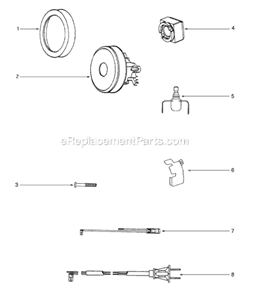 Part Location Diagram of 62394 Sanitaire Motor Assembly - Packaged