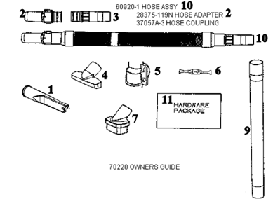 Page A Diagram and Parts List for S4170AT  Sanitaire Upright Vacuum