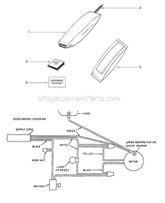 Part Location Diagram of 53977-29 Sanitaire Bag Assembly - Packaged