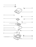 Page D Diagram and Parts List for S635A  Sanitaire Upright Vacuum