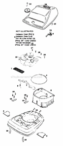 Page A Diagram and Parts List for S652A  Sanitaire Upright Vacuum