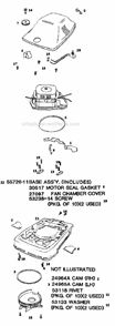 Page A Diagram and Parts List for S654B  Sanitaire Upright Vacuum