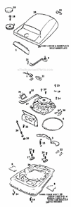 Page A Diagram and Parts List for S661B  Sanitaire Upright Vacuum