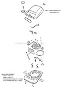 Page B Diagram and Parts List for S661D  Sanitaire Upright Vacuum