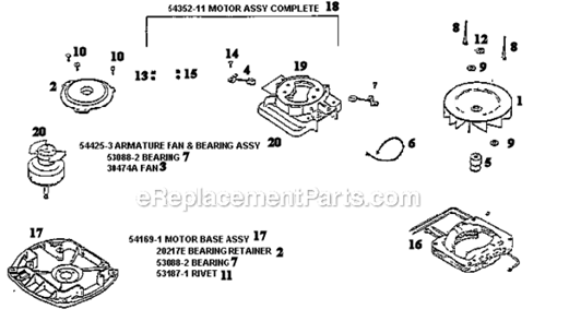 Page D Diagram and Parts List for S661E  Sanitaire Upright Vacuum