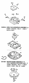 Page C Diagram and Parts List for S662A  Sanitaire Upright Vacuum