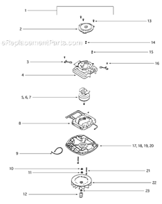 Page C Diagram and Parts List for S670A-2  Sanitaire Upright Vacuum