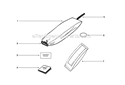 Page A Diagram and Parts List for S670D-1  Sanitaire Upright Vacuum