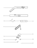 Page C Diagram and Parts List for S670D  Sanitaire Upright Vacuum