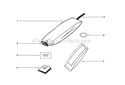 Page A Diagram and Parts List for S675A  Sanitaire Upright Vacuum