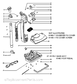 Part Location Diagram of 61172-1 Sanitaire Bend Pipe