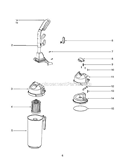 Part Location Diagram of 71479-308N Sanitaire Latch - Dust Cup