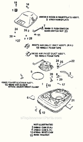 Page A Diagram and Parts List for SC675A  Sanitaire Upright Vacuum