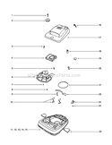 Page B Diagram and Parts List for SC678A  Sanitaire Upright Vacuum