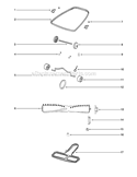 Part Location Diagram of 53144 Sanitaire Clip - Furniture Guard Pk