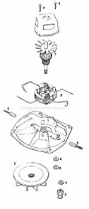 Page E Diagram and Parts List for SC679G  Sanitaire Upright Vacuum