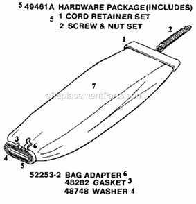 Page A Diagram and Parts List for SC679H  Sanitaire Upright Vacuum