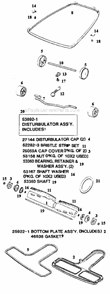 Page C Diagram and Parts List for SC679H  Sanitaire Upright Vacuum