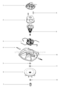 Page E Diagram and Parts List for SC679JGS-1  Sanitaire Upright Vacuum