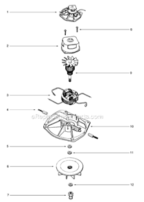 Page E Diagram and Parts List for SC679JGS  Sanitaire Upright Vacuum