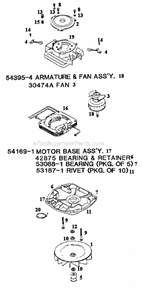 Page B Diagram and Parts List for SC684E  Sanitaire Upright Vacuum