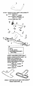Page D Diagram and Parts List for SC684E  Sanitaire Upright Vacuum