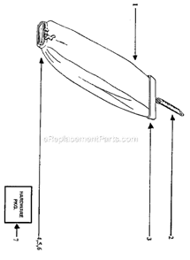 Page A Diagram and Parts List for SC684F-3  Sanitaire Upright Vacuum
