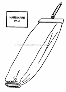 Page A Diagram and Parts List for SC684F  Sanitaire Upright Vacuum