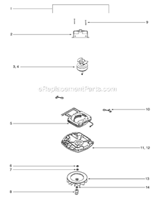 Page E Diagram and Parts List for SC689A-2  Sanitaire Upright Vacuum
