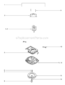 Page E Diagram and Parts List for SC689A-3  Sanitaire Upright Vacuum