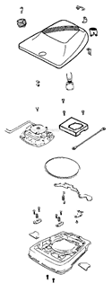 Page B Diagram and Parts List for SC695B  Sanitaire Upright Vacuum