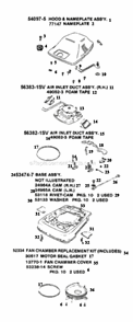 Part Location Diagram of 53102 Sanitaire Lockwasher Package