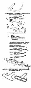 Page C Diagram and Parts List for SC882A-1  Sanitaire Upright Vacuum