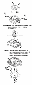 Page B Diagram and Parts List for SC888E  Sanitaire Upright Vacuum
