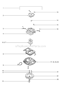 Page D Diagram and Parts List for SC888H-1  Sanitaire Upright Vacuum