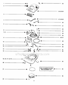 Part Location Diagram of 56379-1SV Sanitaire Duct Assembly